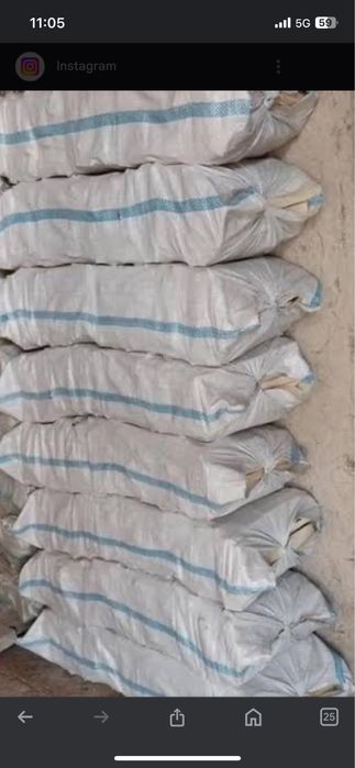 Дрова в мешках . Более 10 мешков доставка бесплатно по караганде