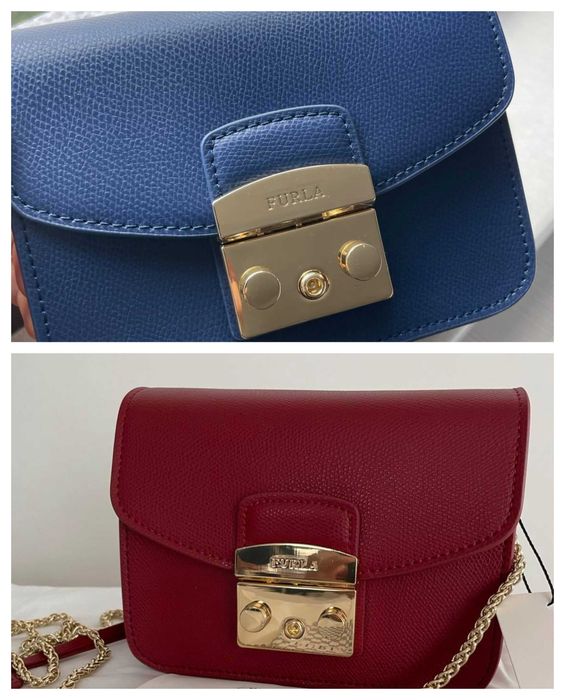 Furla Metropolis mini Естествена кожа нови 8 цвята
