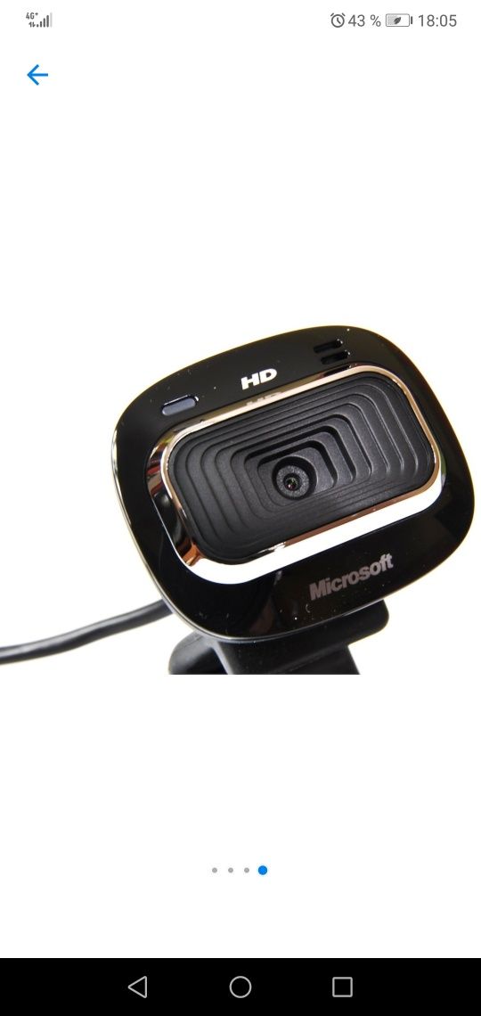 Camera Web Microsoft LifeCam HD-3000, HD, Negru