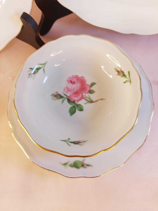 Красив четворен сет Meissen Porcelain