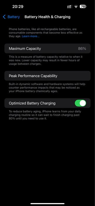 Iphone 14 pro max 128GB LLA 86% battareyka