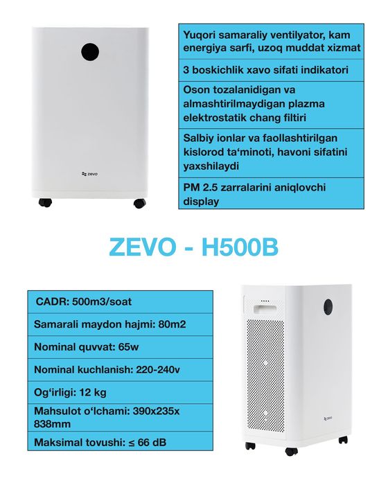 Zevo - H500B— Yakuniy Chegirma Aksiyasi