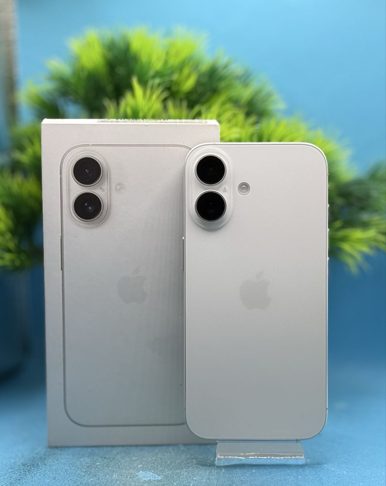 ГАРАНЦИОНЕН!!! Apple iPhone 16, 128GB, 5G, White