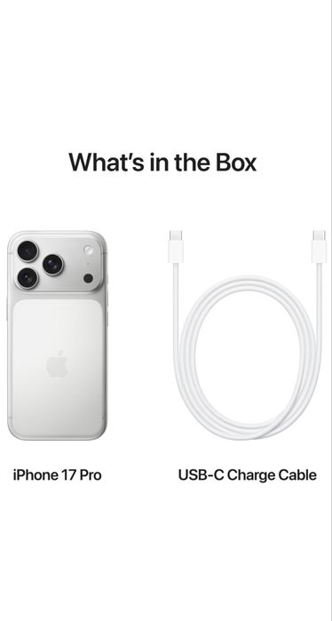 НОВ! НЕРАЗОПАКОВАН! iPhone 17 Pro 256 GB Silver