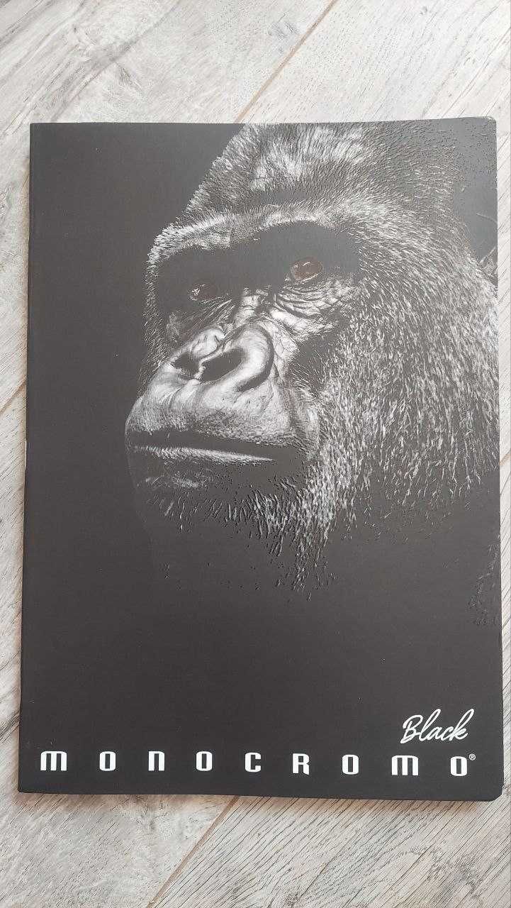 Комплект от 4 тетрадки Pigna Monocromo Black. А4