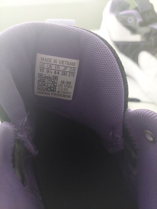 Adidas Dame Certified Purple/Black/White Papuci Baschet Mărimea 44