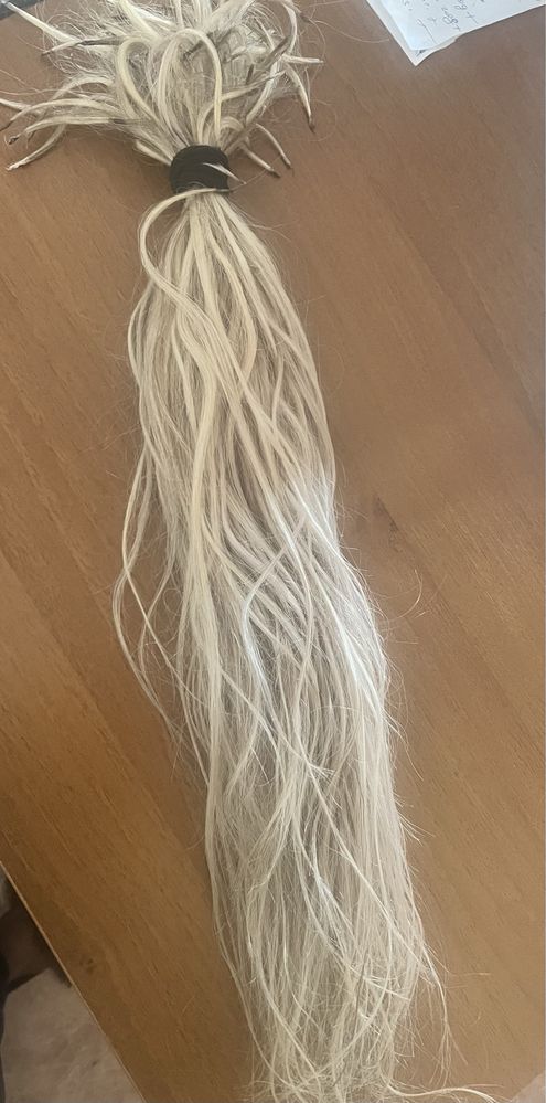 Продам славянские волосы для наращивания,100 грамм 50 см