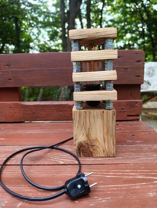 Lampa rustica -handmade