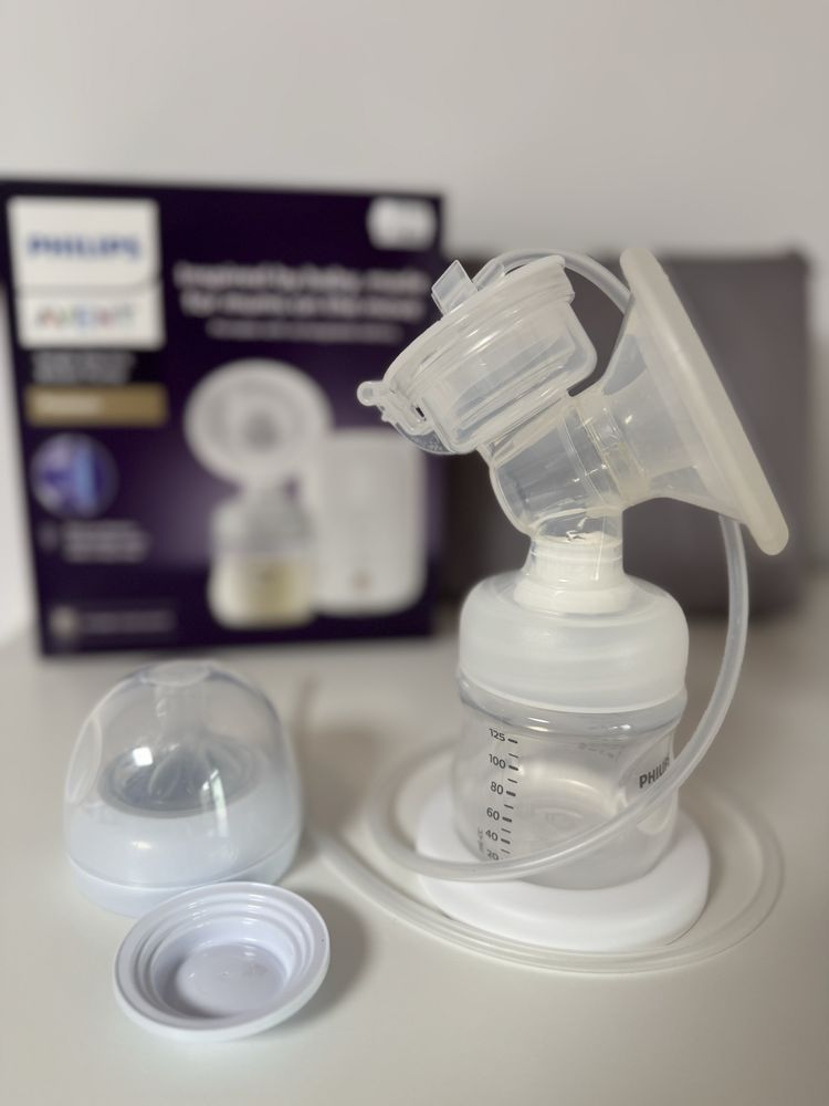 Philips avent електрическа помпа premium модел + подарък