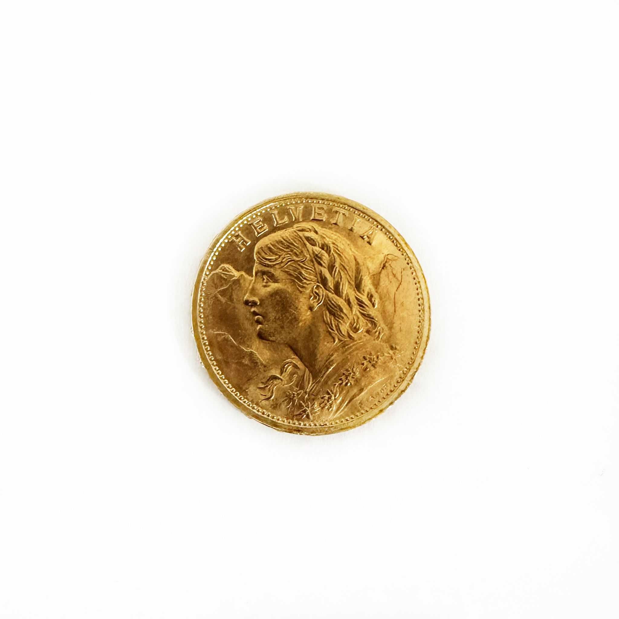 Moneda aur Elvetia 20 franci 1907 21.6k ProMax Amanet