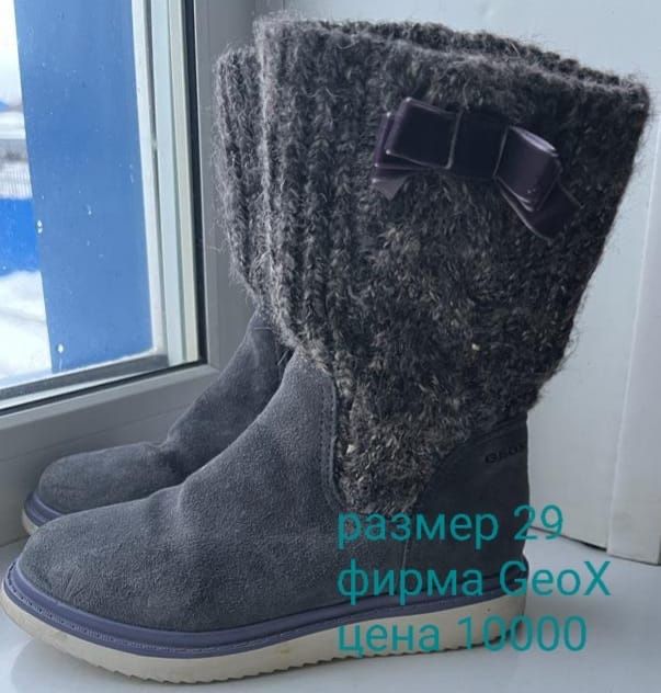 Ботинки зимние на девочку Geox 27 размер