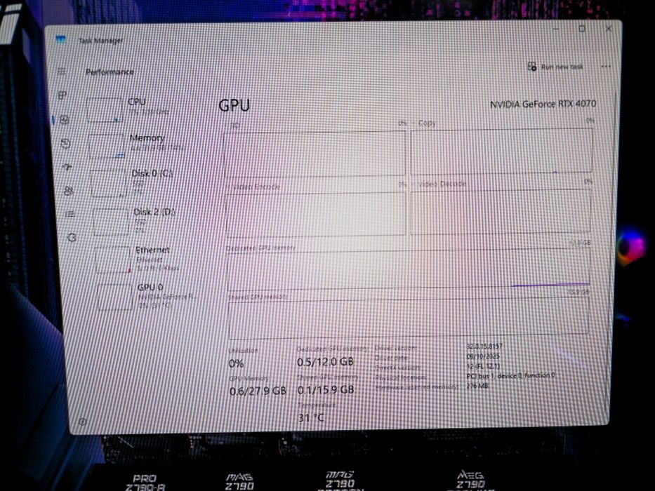 Pc Gaming RTX 4070 12GB