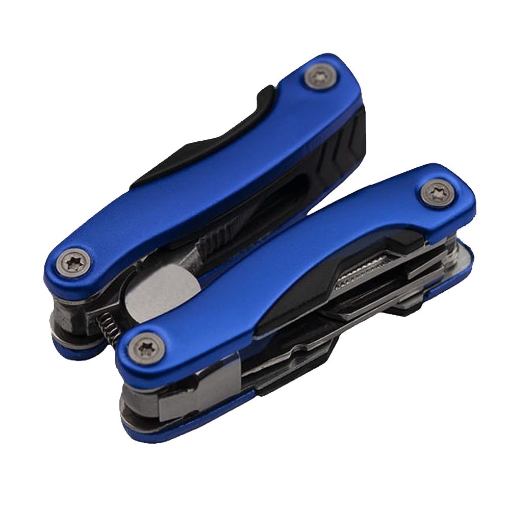 Cleste multifunctional Survival Instict, 9 functii, 14 cm, albastru
