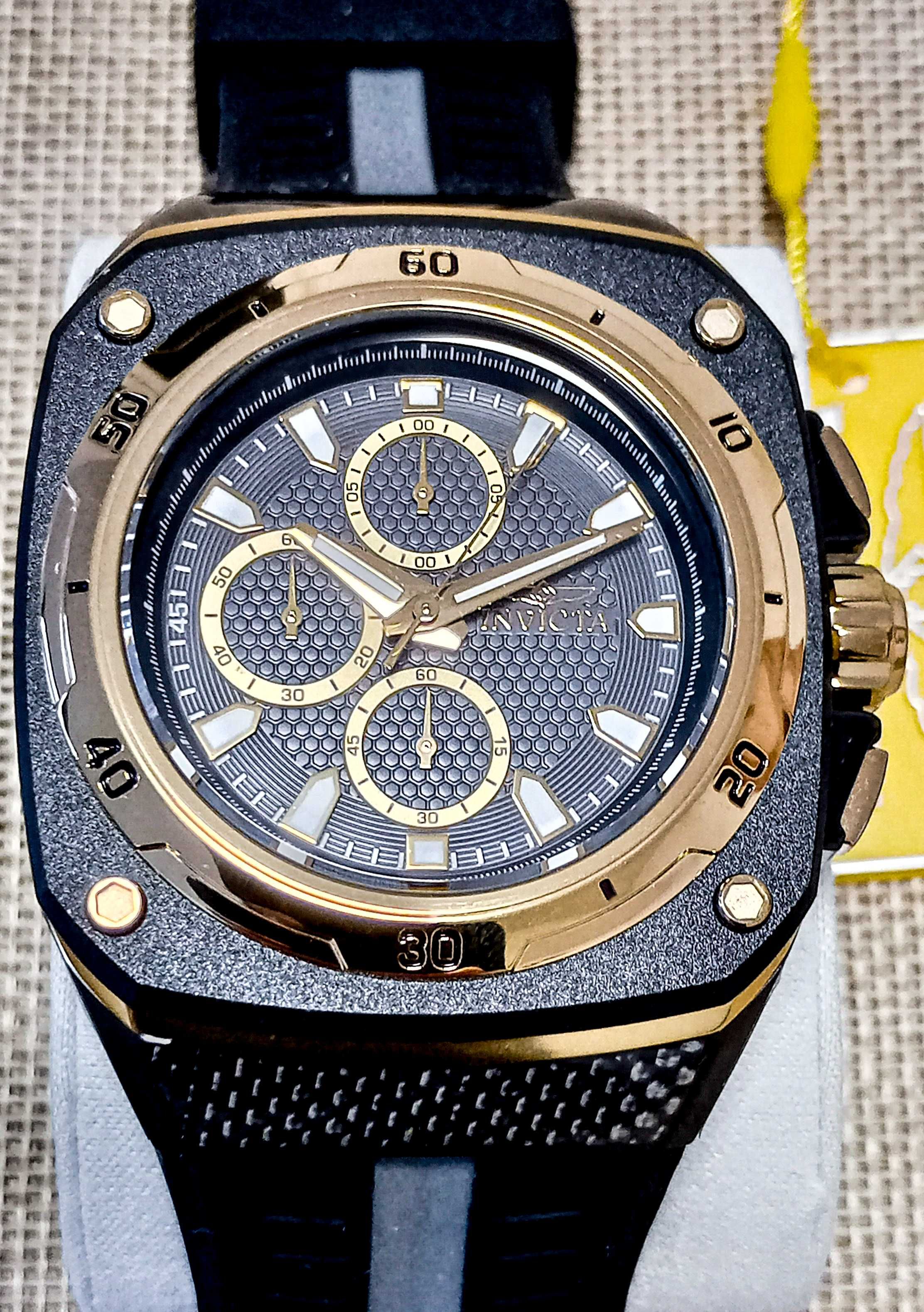 Ceas Invicta Speedway Chronograph Quartz Black Dial – Barbati