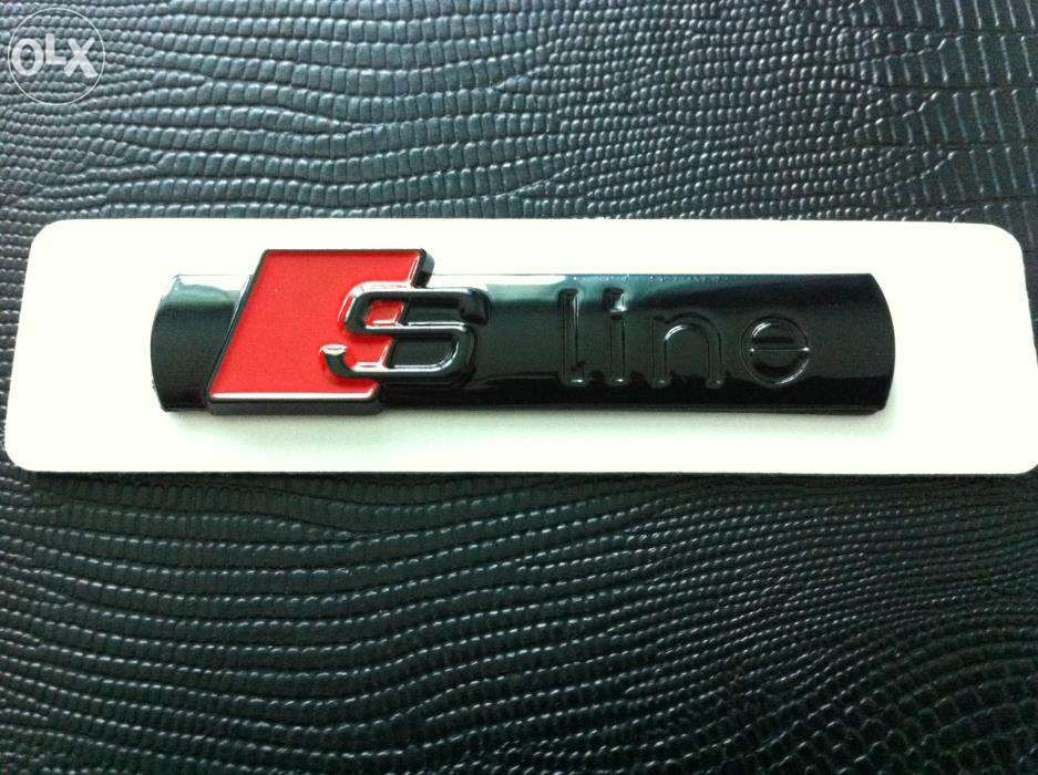 Emblema Audi S-line (aripi) Negru