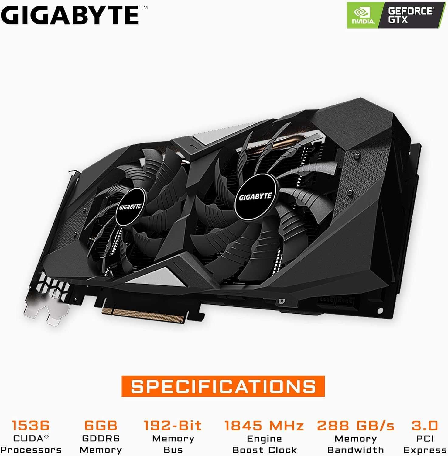 Placa vid Gigabyte GeForce® GTX 1660Ti GAMING OC,6GB GDDR6,192-bit,nou