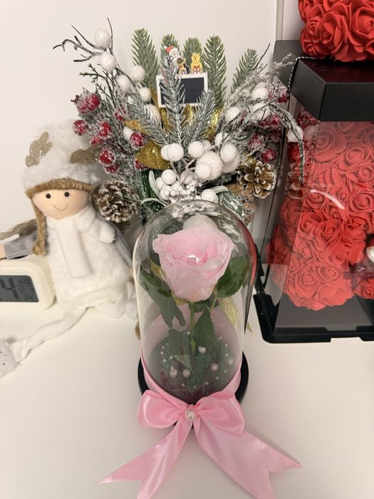 Trandafir criogenat pentru Craciun