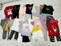 Лоты фирменной детской одежды ZARA, NEXT, H&M, размер 3-7 лет