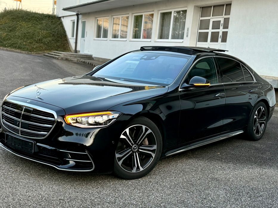 Jante originale Mercedes W223 pe 19 cu anvelope de iarna