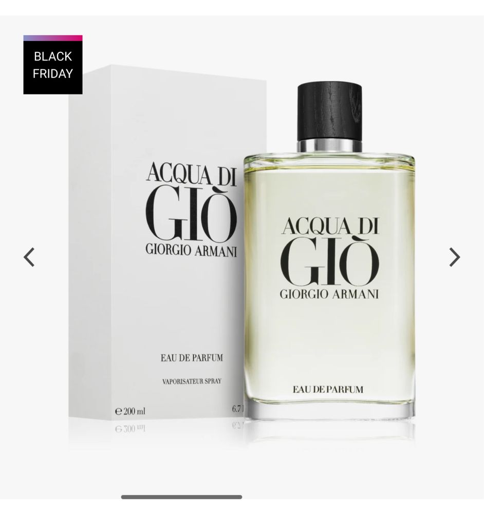 mani Acqua di Giò Eau de Parfum pentru bărbați 200ml