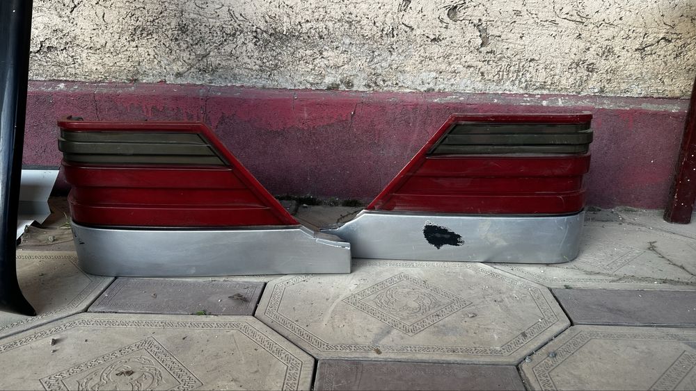 Диодные задние фары мерседес w140