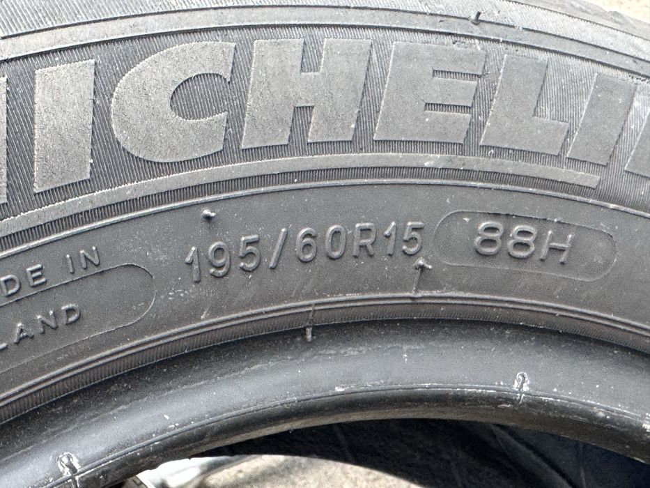 195/60/R15 Micnelin Energy 2бр летни dot5117 6-7мм