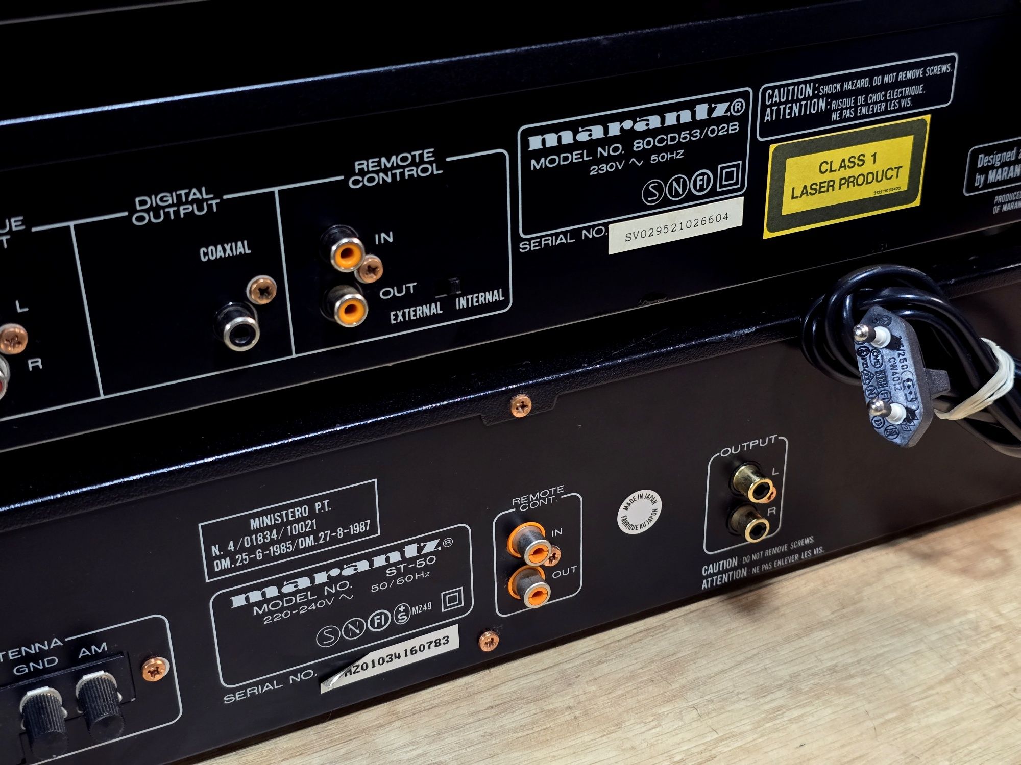 Linie audio MARANTZ ,deck, tuner ,cd-player, amplificator, hifi stereo