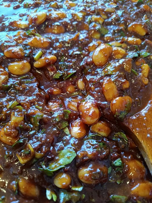 Бобена салата с домашна лютеница - ограничено количество