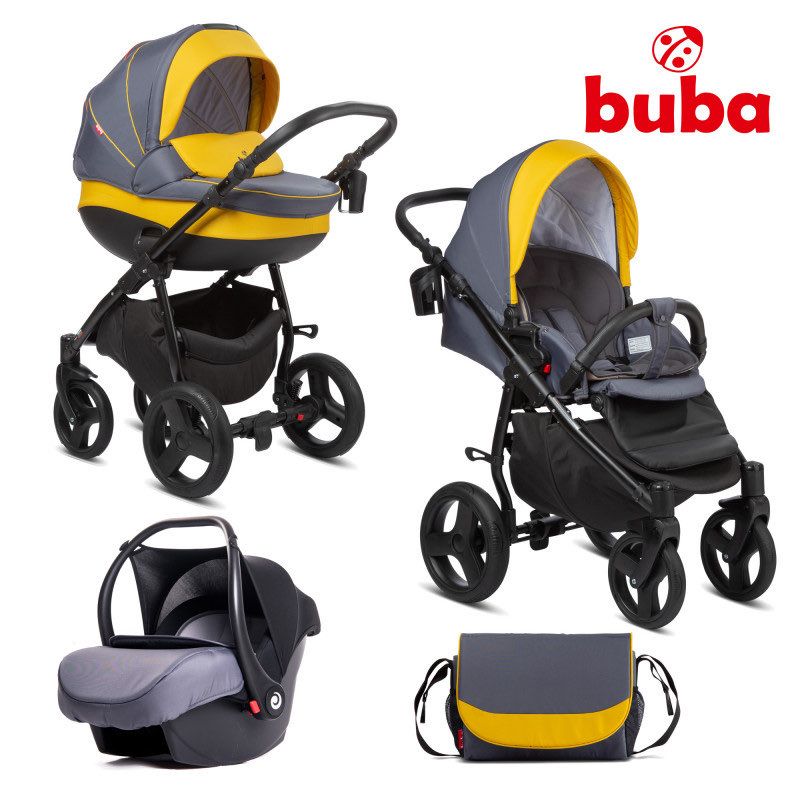 Бебешка количка 3 В 1 BUBA