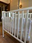 Patut Bebe Cosleeper 110 x 65.5 x 98 Mini Molly Lemn Fag cu Saltea