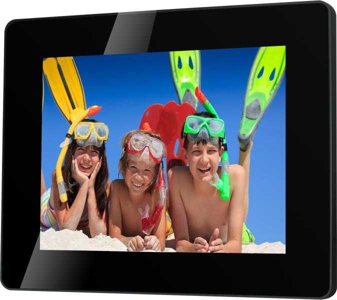 Rama foto digitala Serioux SmartArt 882MLED, 8", Slim, Black