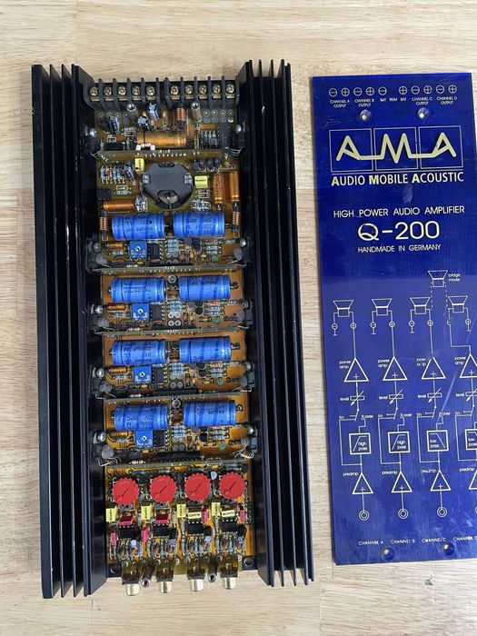 AMA Audio mobile acoustic Q200 amplificator auto 2 sau 4 canale