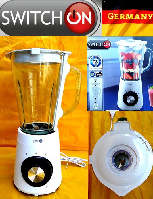 BLENDER SWITCHON (Germania) 550 W, 6 Viteze,1750 ml,Cutite INOX - NOU