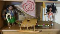 Комплект игрушек Моана с Мауи на лодке