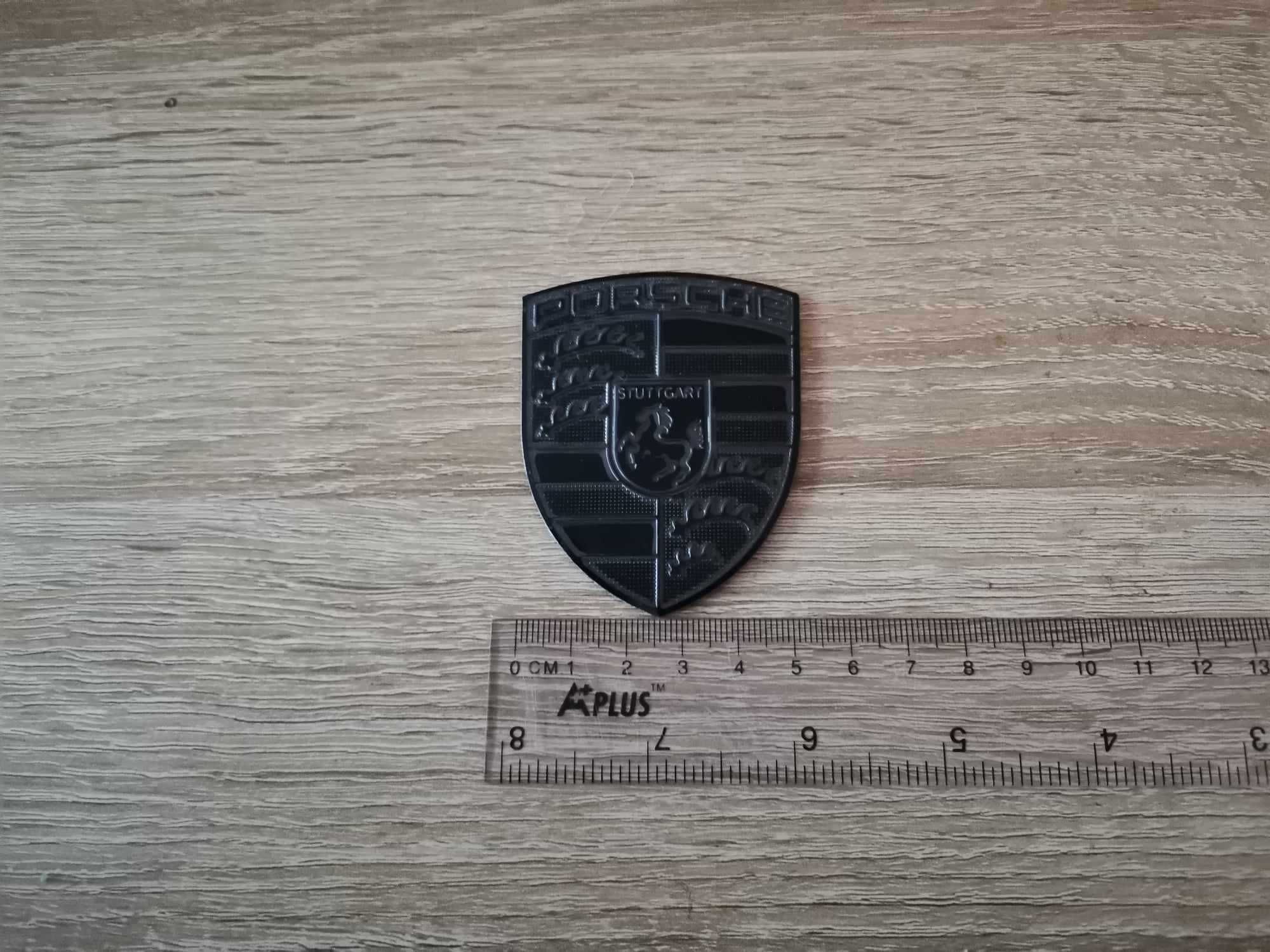 алуминиев черен стикер Порше Porsche