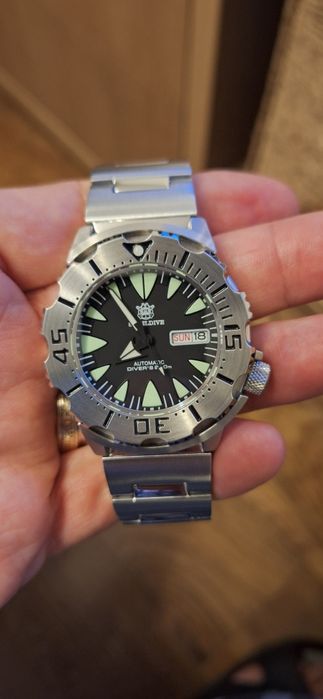 Nou! Seiko Monster homage.Ceas automatic, cu Seiko NH35A.