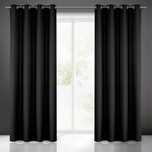 Vând 2 draperii Mobexpert negre