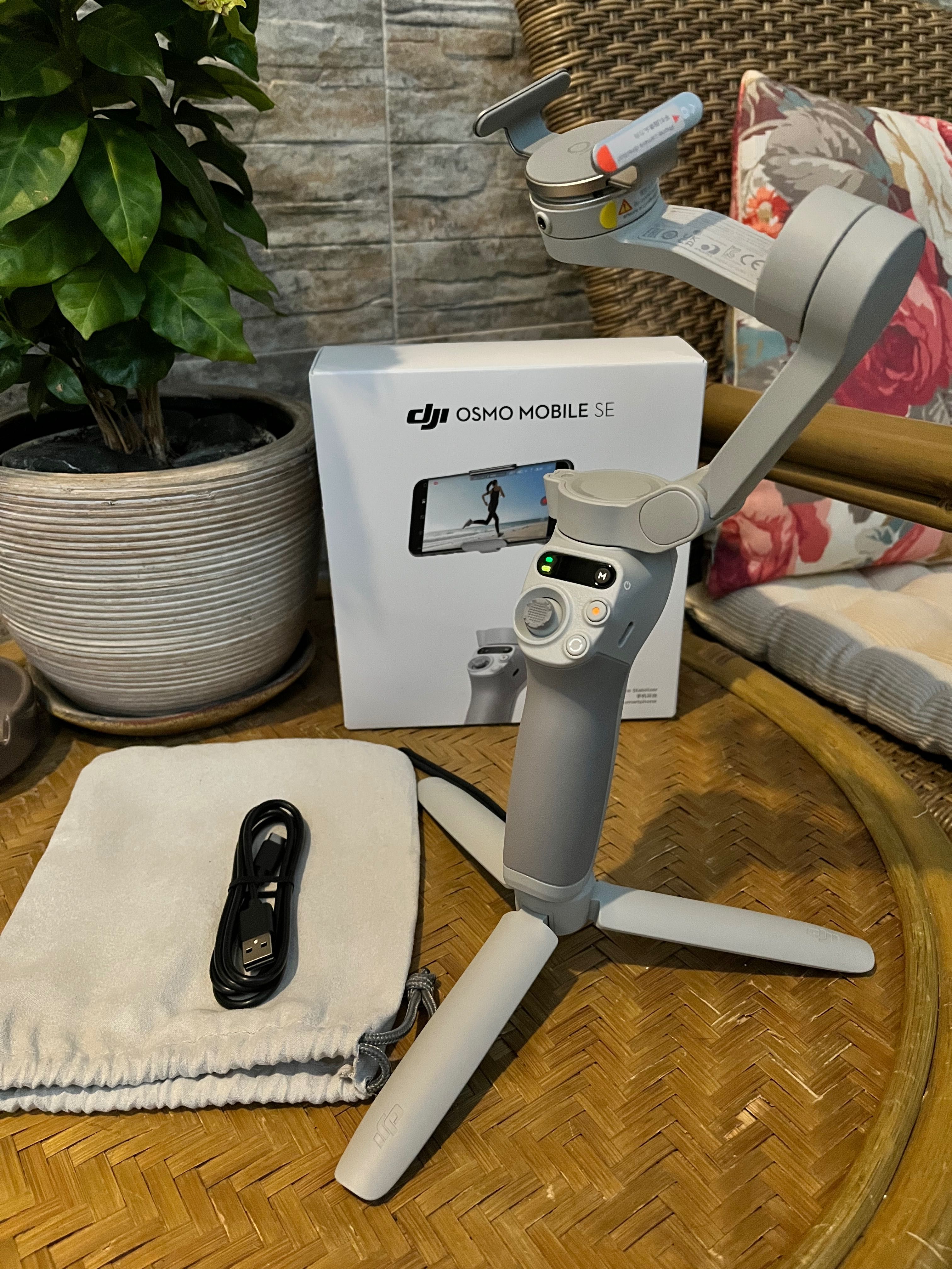 Гимбал за смартфон DJI - Osmo Mobile SE, бял