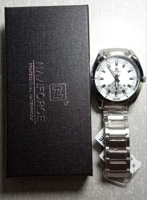 NaviForce Yangi soat! Suv utkazmidi, stalnoy, karobka! Dostavka bor