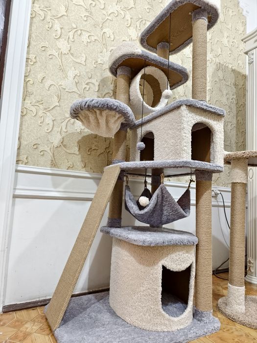 Вип Домик для кошек. Игровой комплекс. Зоодомики