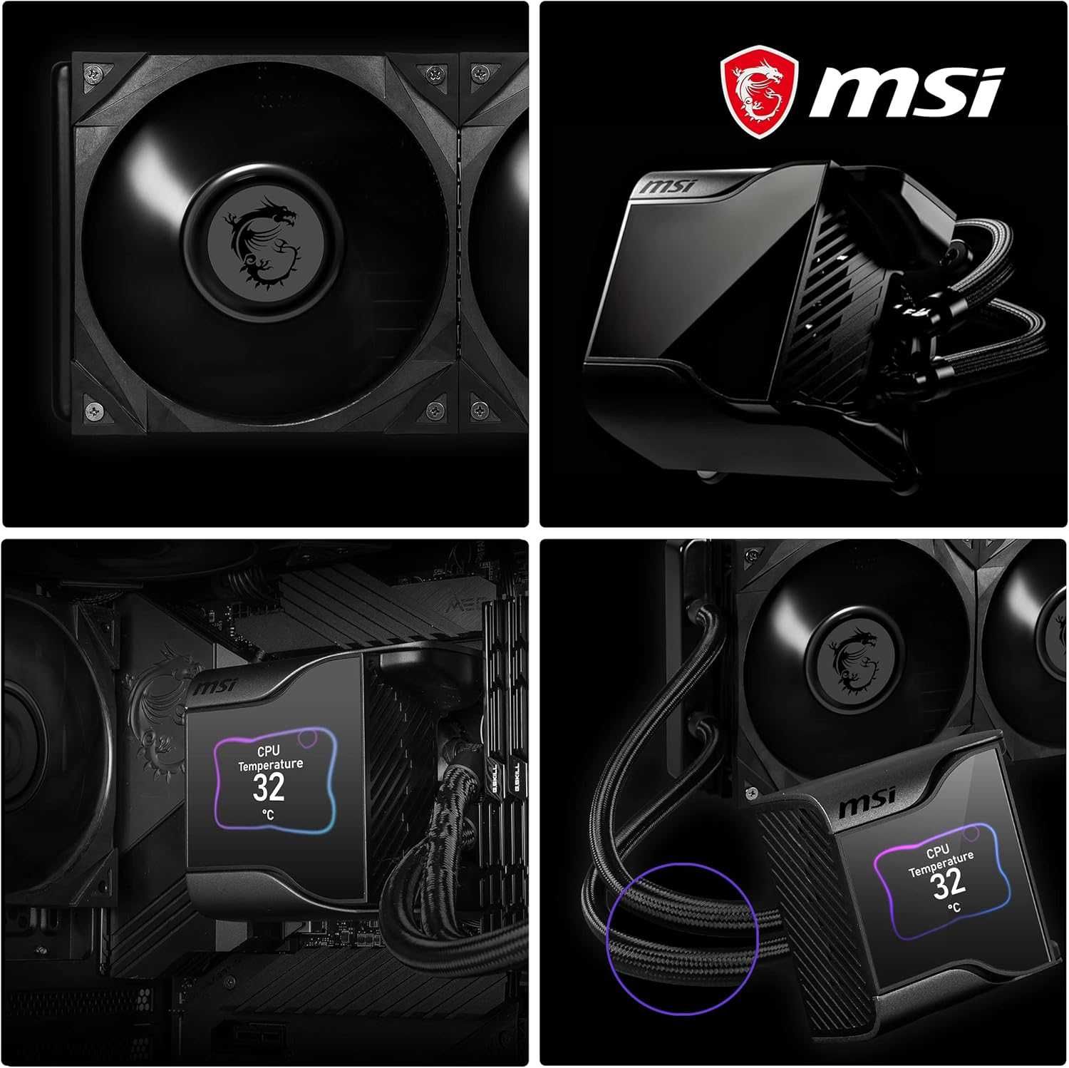 MSI MEG Coreliquid S280  Водно охлаждане IPS LCD