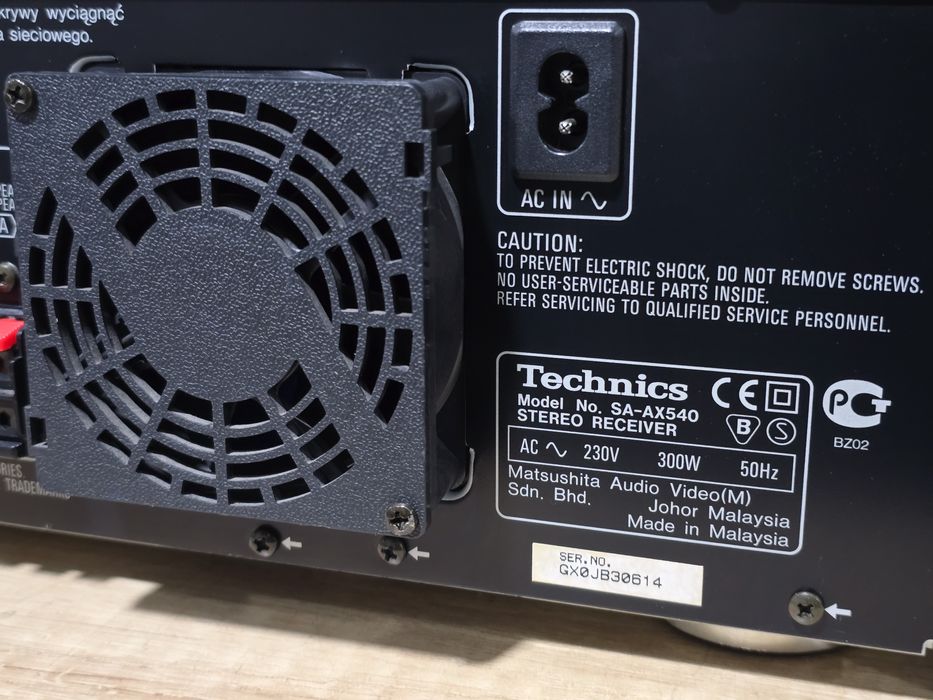 Reveiver TECHNICS sa-ax540, class H ,amplituner 5,1 surround,  hifi