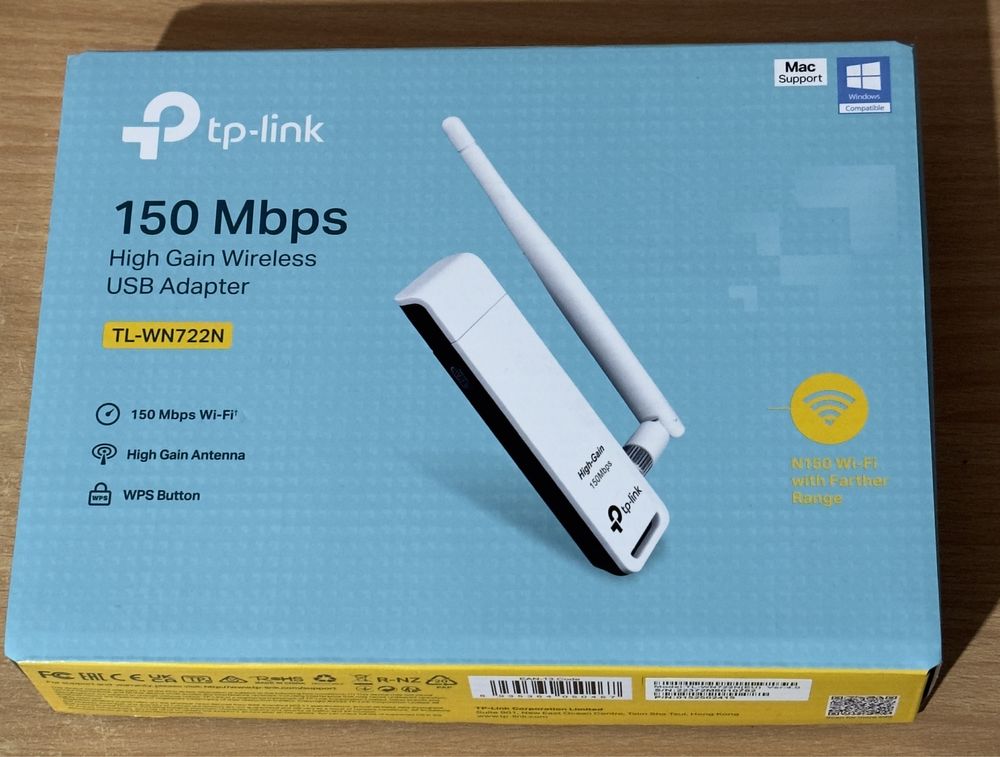 Продам Wi-Fi адаптер TP-LINK TL-WN722N