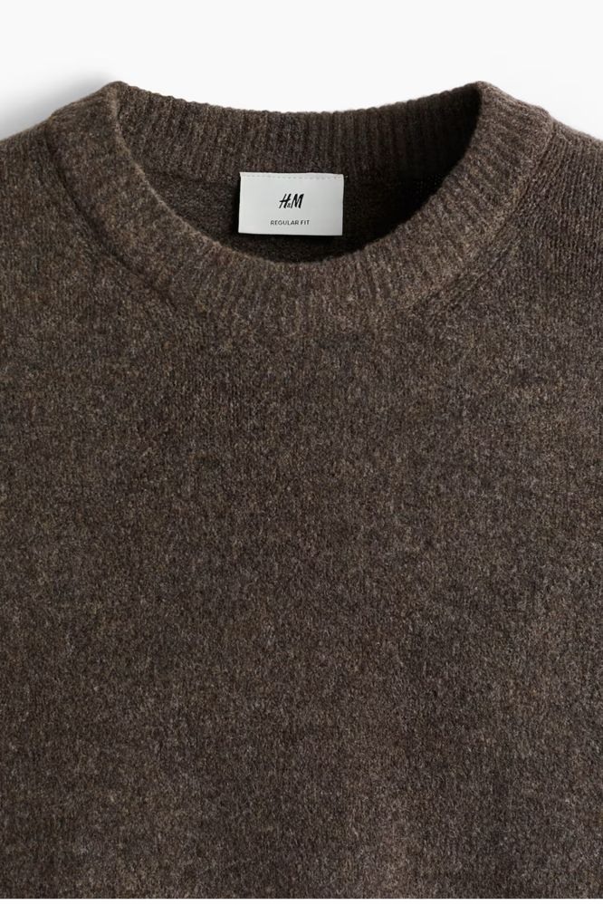 Нов пуловер с фина плетка H&M Regular Fit , р-р L