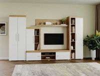 Mobila sufragerie-Living Milan C4 UNO Stejar