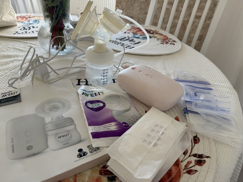 Pompă de sân Philips Avent roz – stare excelentă