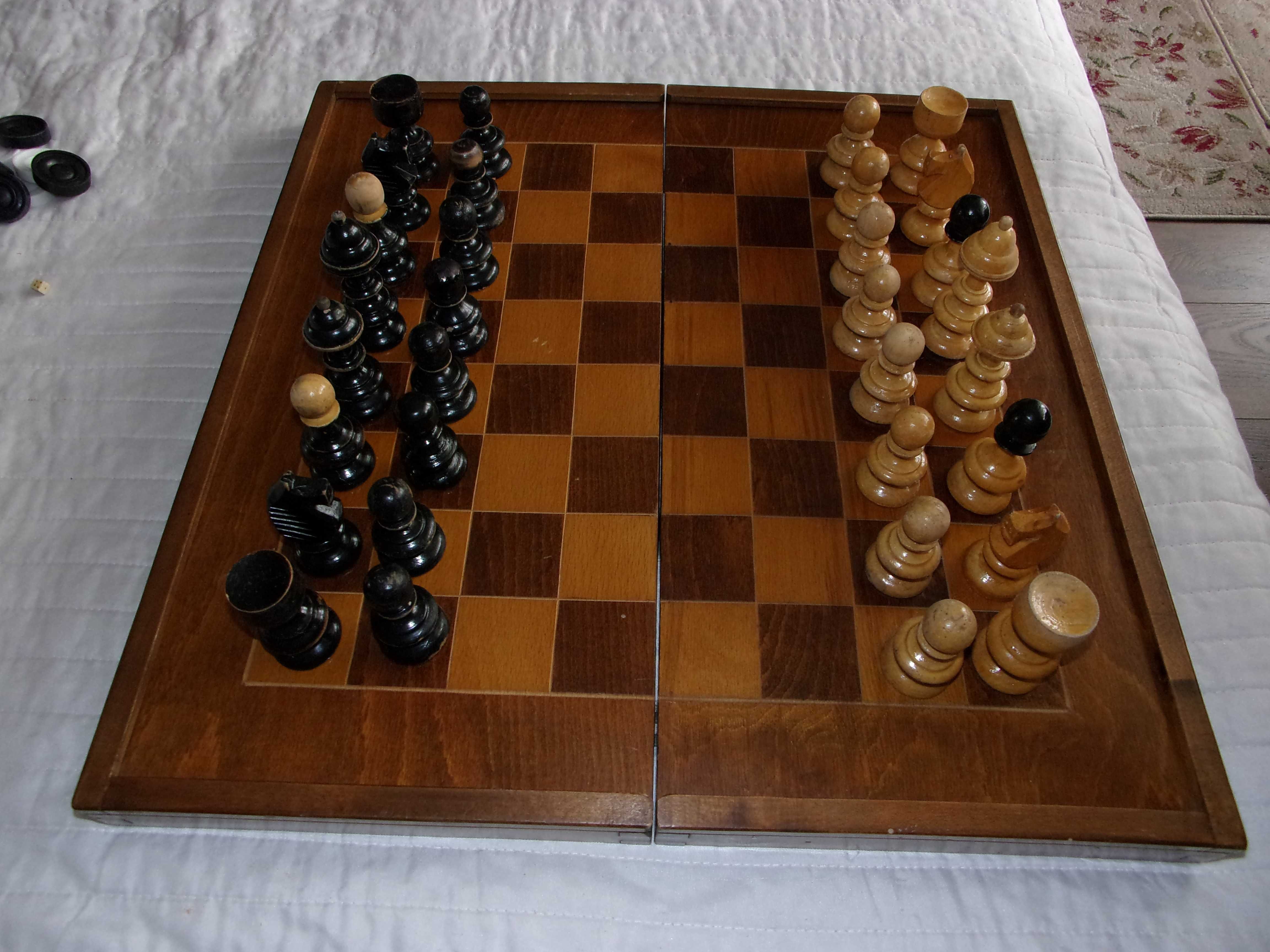 Sah si Table cu cutie anii 70-80
