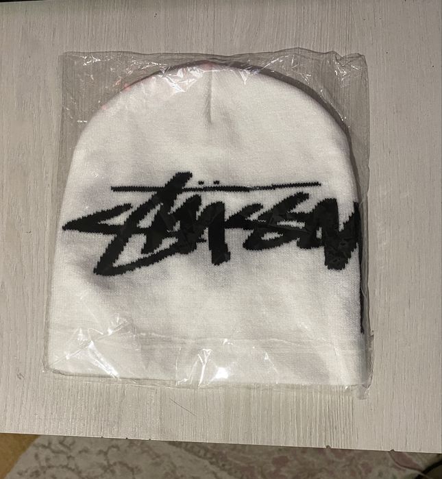 Шапка stussy белая