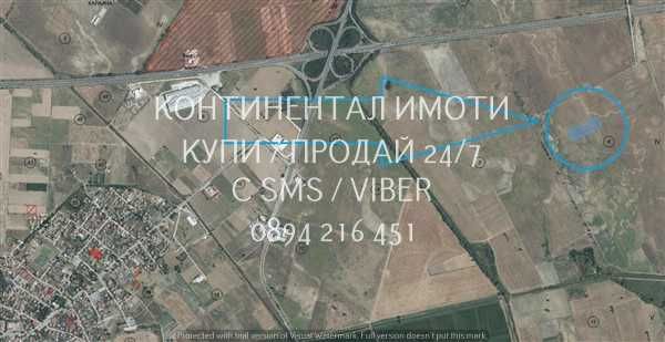 код 63027. Нива 8000м2 на около 500м от АМ Тракия.