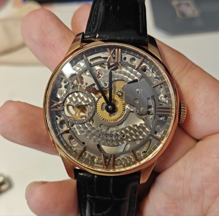 Tissot Chemin Des Tourelles Squelette 42 мм швейцарские оригинал